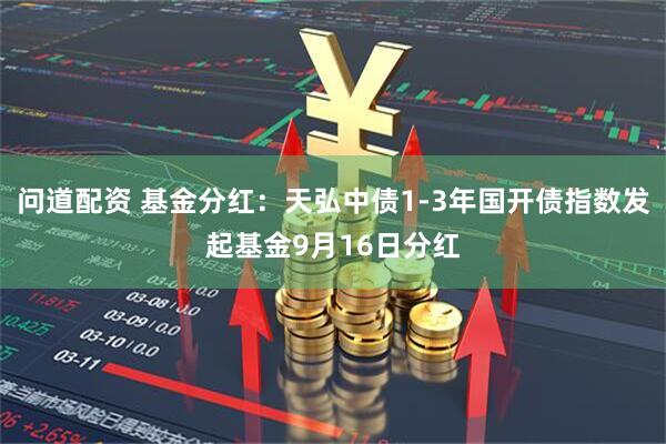 问道配资 基金分红：天弘中债1-3年国开债指数发起基金9月16日分红